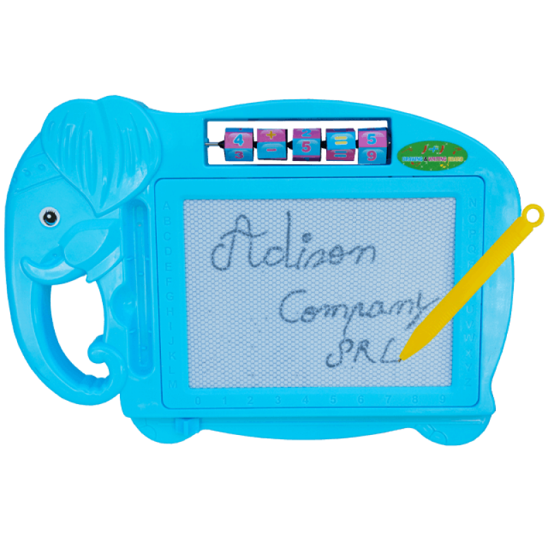 Tablita magnetica plastic elefant 31x22cm, copii scriere Adison